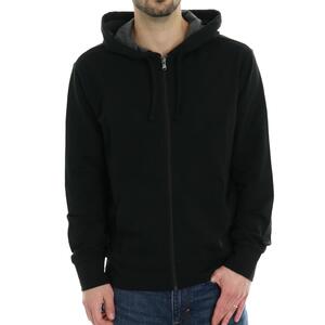 FELPA FULL ZIP NERO